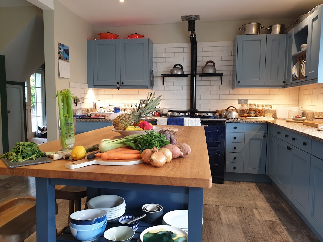 Fresh ingredients and organised meal prep containers